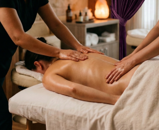 Stunning close-up of a pink and white lotus flower with intricate petals and vibrant colors.